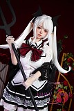 【超擬真の肌テクスチャ選択可】SHEDOLL 148cm Dカップ 朵朵（DuoDuo）2.0 ヘッド ラブドール ボディー材質など選択可 掲載画像はシリコンヘッド＋TPE製ボディ 小悪魔 白髪