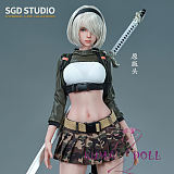 【KUMADOLL特別枠20名Get 残り20枠】迷彩衣装/戦闘制服無料に付き Mini Doll ミニドール SGD STUDIO 75cm 戦闘少女コスプレ ヨルハ二号B型 2B SGD-002 Man You 1/3ラブドール アクセサリー付き フルセット Man You 在庫あり ご注文の翌日には工場から出荷可能
