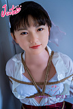 J-cute 133cm バスト平 AGD07 唯（ゆい）ヘッド チェック柄のスカート 植毛タイプ ラブドール LL団 可愛い フルシリコン製 リアルドール