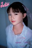 J-cute 133cm バスト平 AGD07 唯（ゆい）ヘッド チェック柄のスカート 植毛タイプ ラブドール LL団 可愛い フルシリコン製 リアルドール