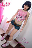 J-cute 133cm バスト平 AGD19 萌咲（もえ）ヘッド ラブドール ロり系 LL団 フルシリコン製 リアルドール ピンクのカウボーイハット