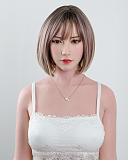 FANREAL 155cm Fカップ Dellaヘッド 掲載画像は口開閉機能付き リアルメイク付き フルシリコン製ラブドール グリーンカジュアル