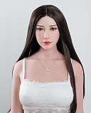 FANREAL 155cm Fカップ Dellaヘッド 掲載画像は口開閉機能付き リアルメイク付き フルシリコン製ラブドール グリーンカジュアル