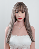 FANREAL 155cm Fカップ Dellaヘッド 掲載画像は口開閉機能付き リアルメイク付き フルシリコン製ラブドール グリーンカジュアル