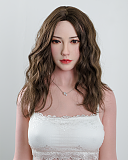 FANREAL 155cm Fカップ Dellaヘッド 掲載画像は口開閉機能付き リアルメイク付き フルシリコン製ラブドール グリーンカジュアル