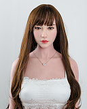FANREAL 155cm Fカップ Dellaヘッド 掲載画像は口開閉機能付き リアルメイク付き フルシリコン製ラブドール グリーンカジュアル