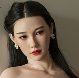 FANREAL 155cm Fカップ Dellaヘッド 掲載画像は口開閉機能付き リアルメイク付き フルシリコン製ラブドール グリーンカジュアル
