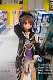 GUAVADOLL アニメドール ソフトビニール製ヘッド+TPE製ボディ 145cm Bカップ DM02黑塔 ヘッド M16ジョイント 他社と交換可能 138-150ＣＭのボディに適用 ナチュラル肌色