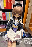 GUAVADOLL アニメドール ソフトビニール製ヘッド+TPE製ボディ 145cm Bカップ DM02黑塔 ヘッド M16ジョイント 他社と交換可能 138-150ＣＭのボディに適用 ナチュラル肌色