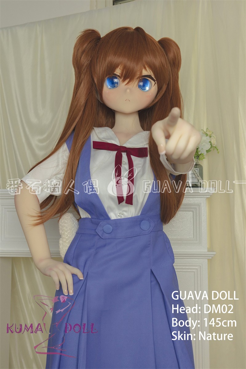 GUAVADOLL アニメドール ソフトビニール製ヘッド+TPE製ボディ 145cm Bカップ DM02明日香 ヘッド M16ジョイント 他社と交換可能 138-150ＣＭのボディに適用 ナチュラル肌色