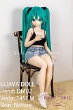 GUAVADOLL アニメドール ソフトビニール製ヘッド+TPE製ボディ 145cm Bカップ DM02初音未来 ヘッド M16ジョイント 他社と交換可能 138-150ＣＭのボディに適用 ナチュラル肌色