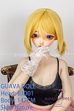 GUAVADOLL アニメドール ソフトビニール製ヘッド+TPE製ボディ 147cm Dカップ BJD01 ヘッド M16ジョイント 他社と交換可能 138-150ＣＭのボディに適用 ナチュラル肌色