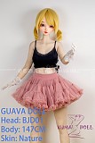 GUAVADOLL アニメドール ソフトビニール製ヘッド+TPE製ボディ 147cm Dカップ BJD01 ヘッド M16ジョイント 他社と交換可能 138-150ＣＭのボディに適用 ナチュラル肌色