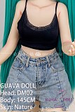 GUAVADOLL アニメドール ソフトビニール製ヘッド+TPE製ボディ 145cm Bカップ DM02初音未来 ヘッド M16ジョイント 他社と交換可能 138-150ＣＭのボディに適用 ナチュラル肌色