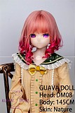 GUAVADOLL アニメドール ソフトビニール製ヘッド+TPE製ボディ 145cm Bカップ DM08 ヘッド M16ジョイント 他社と交換可能 138-150ＣＭのボディに適用 ナチュラル肌色