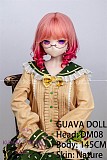 GUAVADOLL アニメドール ソフトビニール製ヘッド+TPE製ボディ 145cm Bカップ DM08 ヘッド M16ジョイント 他社と交換可能 138-150ＣＭのボディに適用 ナチュラル肌色
