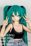 GUAVADOLL アニメドール ソフトビニール製ヘッド+TPE製ボディ 145cm Bカップ DM02初音未来 ヘッド M16ジョイント 他社と交換可能 138-150ＣＭのボディに適用 ナチュラル肌色