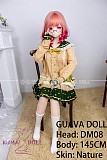 GUAVADOLL アニメドール ソフトビニール製ヘッド+TPE製ボディ 145cm Bカップ DM08 ヘッド M16ジョイント 他社と交換可能 138-150ＣＭのボディに適用 ナチュラル肌色