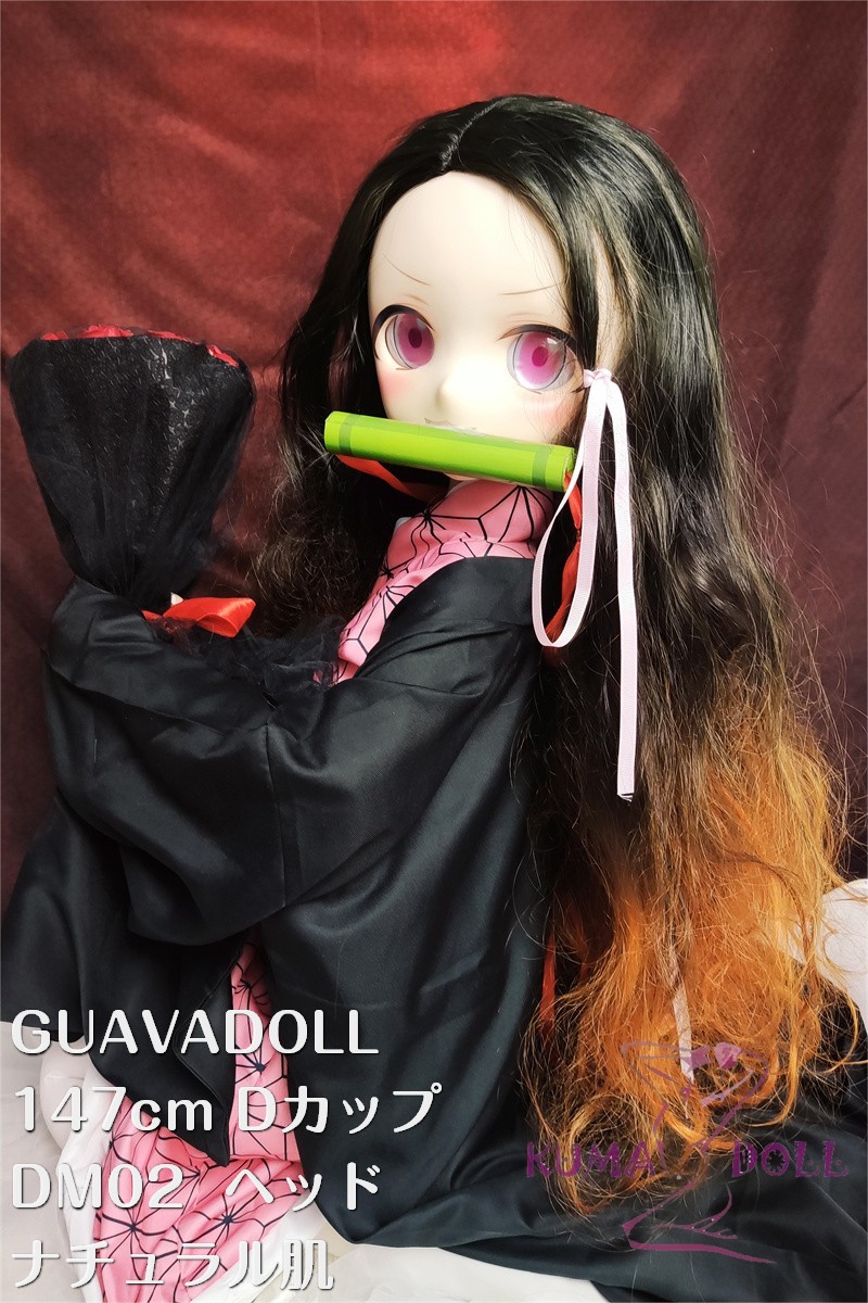 GUAVADOLL アニメドール ソフトビニール製ヘッド+TPE製ボディ 147cm Dカップ DM02 ヘッド M16ジョイント 他社と交換可能 138-150ＣＭのボディに適用 ナチュラル肌色