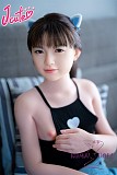 J-cute 133cm バスト平 AGD07 唯（ゆい）ヘッド デニスカ  植毛タイプ ラブドール LL団 可愛い フルシリコン製 リアルドール