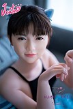 J-cute 133cm バスト平 AGD07 唯（ゆい）ヘッド デニスカ  植毛タイプ ラブドール LL団 可愛い フルシリコン製 リアルドール