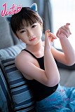 J-cute 133cm バスト平 AGD07 唯（ゆい）ヘッド デニスカ  植毛タイプ ラブドール LL団 可愛い フルシリコン製 リアルドール