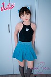 J-cute 133cm バスト平 AGD07 唯（ゆい）ヘッド デニスカ  植毛タイプ ラブドール LL団 可愛い フルシリコン製 リアルドール