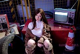 【超柔らかい超軽量版ボディ】フルシリコン製 FUDOLL 150cm Bカップ #37頭部 莎莉 ラブドール 高級シリコン頭部 ボディ材質及び身長など選べる