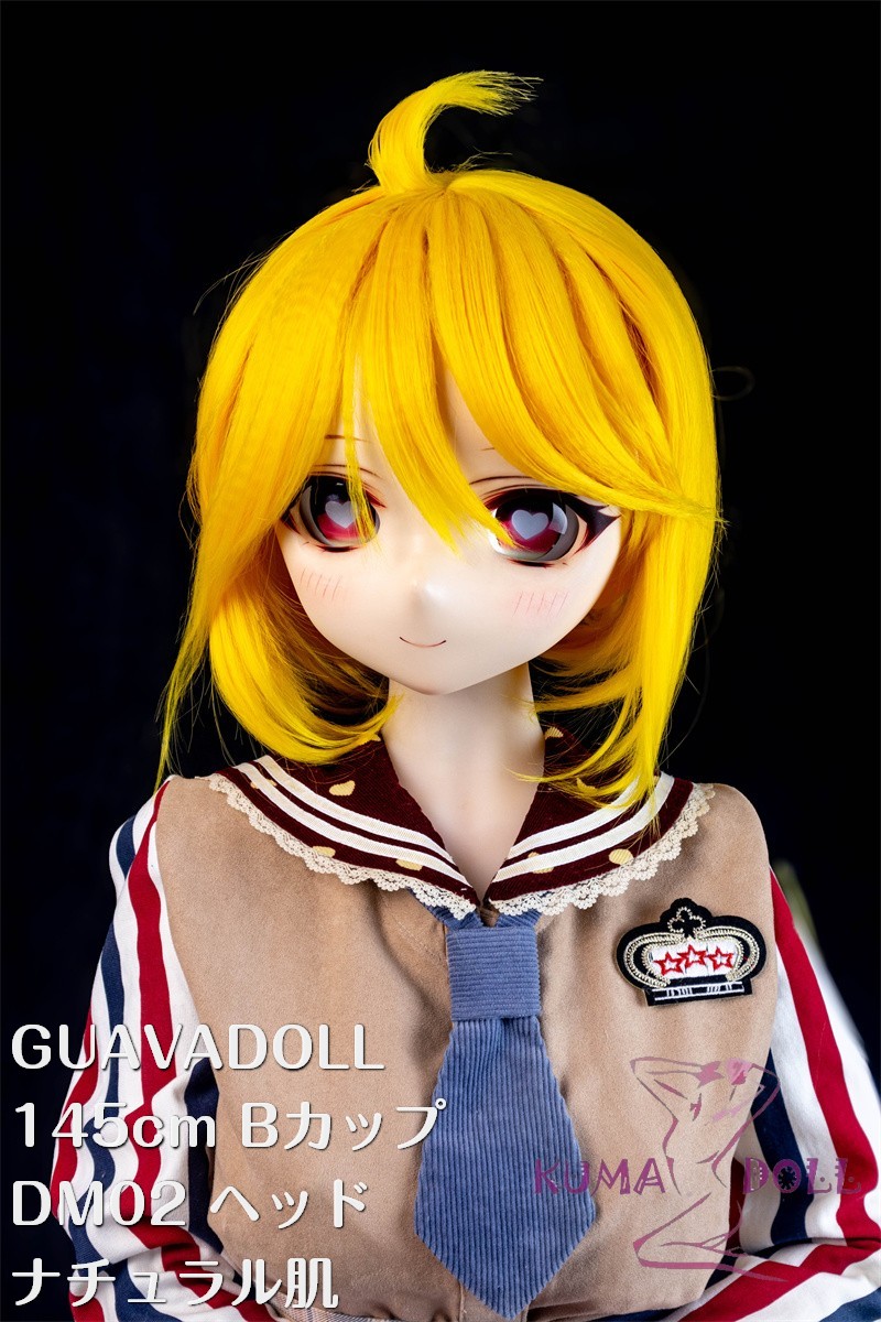 GUAVADOLL アニメドール ソフトビニール製ヘッド+TPE製ボディ 145cm Bカップ DM02 ヘッド M16ジョイント 他社と交換可能 138-150ＣＭのボディに適用 ナチュラル肌色