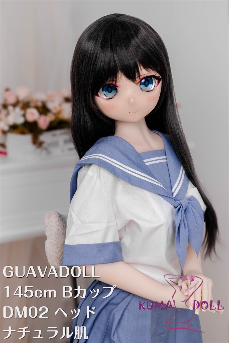 GUAVADOLL アニメドール ソフトビニール製ヘッド+TPE製ボディ 145cm Bカップ DM02 ヘッド M16ジョイント 他社と交換可能 138-150ＣＭのボディに適用 ナチュラル肌色