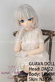 GUAVADOLL アニメドール ソフトビニール製ヘッド+TPE製ボディ 145cm Aカップ DM02 ヘッド M16ジョイント 他社と交換可能 138-150ＣＭのボディに適用 ナチュラル肌色