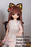 GUAVADOLL アニメドール ソフトビニール製ヘッド+TPE製ボディ 145cm Aカップ DM02 ヘッド M16ジョイント 他社と交換可能 138-150ＣＭのボディに適用 ナチュラル肌色