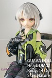 GUAVADOLL アニメドール ソフトビニール製ヘッド+TPE製ボディ 145cm Aカップ DM02 ヘッド M16ジョイント 他社と交換可能 138-150ＣＭのボディに適用 ナチュラル肌色