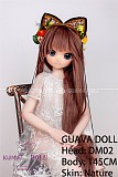 GUAVADOLL アニメドール ソフトビニール製ヘッド+TPE製ボディ 145cm Aカップ DM02 ヘッド M16ジョイント 他社と交換可能 138-150ＣＭのボディに適用 ナチュラル肌色