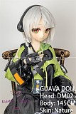 GUAVADOLL アニメドール ソフトビニール製ヘッド+TPE製ボディ 145cm Aカップ DM02 ヘッド M16ジョイント 他社と交換可能 138-150ＣＭのボディに適用 ナチュラル肌色
