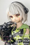 GUAVADOLL アニメドール ソフトビニール製ヘッド+TPE製ボディ 145cm Aカップ DM02 ヘッド M16ジョイント 他社と交換可能 138-150ＣＭのボディに適用 ナチュラル肌色