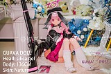 GUAVADOLL アニメドール ソフトビニール製ヘッド+TPE製ボディ 136cm バスト平  下江小春 ヘッド M16ジョイント 他社と交換可能 138-150ＣＭのボディに適用 ナチュラル肌色 初音ミク