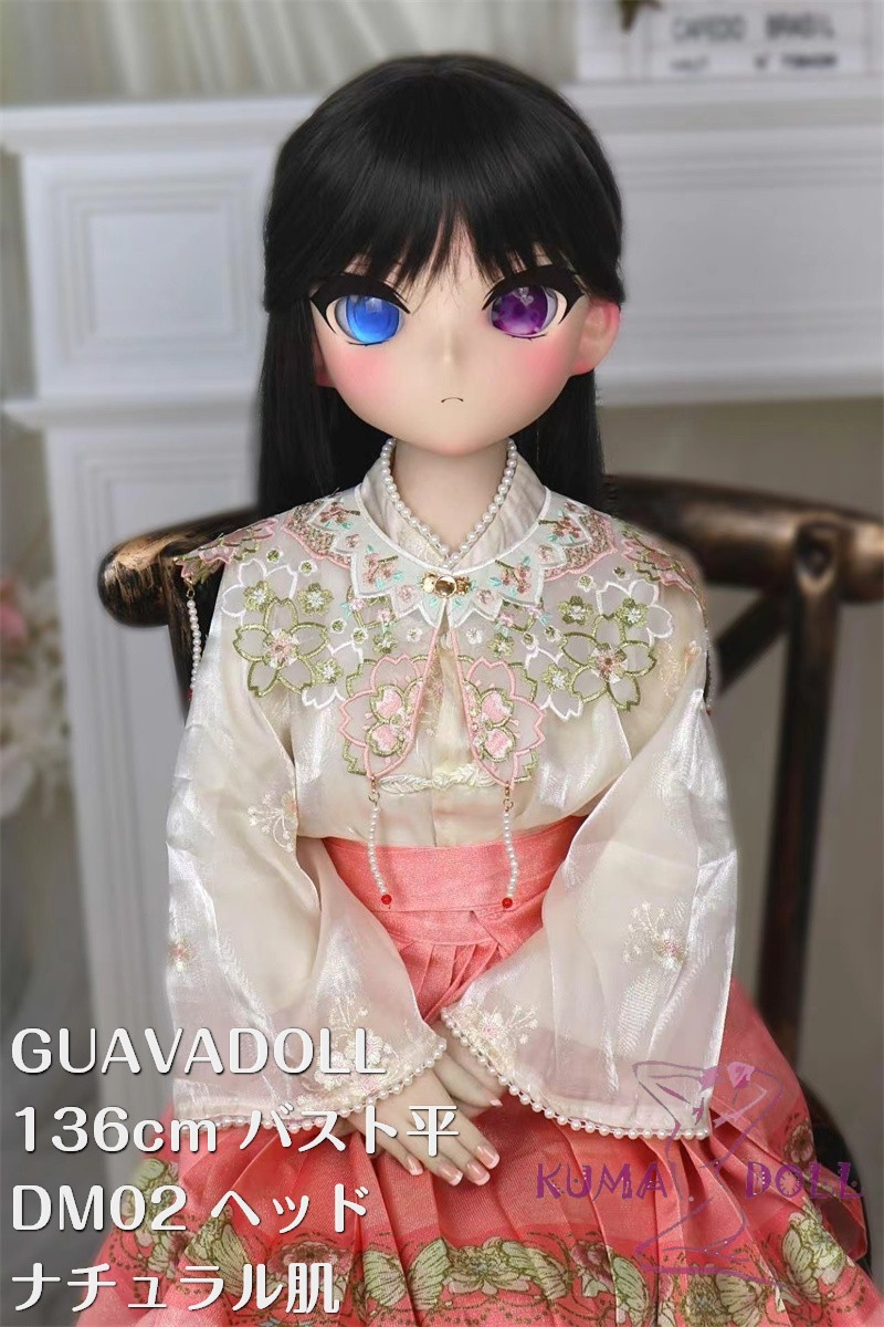 GUAVADOLL アニメドール ソフトビニール製ヘッド+TPE製ボディ 136cm バスト平  DM02 ヘッド M16ジョイント 他社と交換可能 138-150ＣＭのボディに適用 ナチュラル肌色