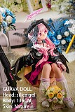 GUAVADOLL アニメドール ソフトビニール製ヘッド+TPE製ボディ 136cm バスト平  下江小春 ヘッド M16ジョイント 他社と交換可能 138-150ＣＭのボディに適用 ナチュラル肌色 初音ミク