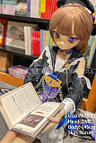 GUAVADOLL アニメドール ソフトビニール製ヘッド+TPE製ボディ 145cm Aカップ DM02 ヘッド ブラックタワーcos