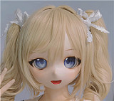 GUAVADOLL アニメドール ソフトビニール製ヘッド+TPE製ボディ 145cm Aカップ DM02 ヘッド ブラックタワーcos