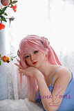 【新メイク】フルシリコン製ラブドール Sanhui Doll 145cm Gカップ Meiヘッド アニメヘッド お口開閉機能選択可