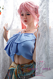 【新メイク】フルシリコン製ラブドール Sanhui Doll 145cm Gカップ Meiヘッド アニメヘッド お口開閉機能選択可