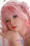【新メイク】フルシリコン製ラブドール Sanhui Doll 145cm Gカップ Meiヘッド アニメヘッド お口開閉機能選択可