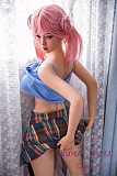 【新メイク】フルシリコン製ラブドール Sanhui Doll 145cm Gカップ Meiヘッド アニメヘッド お口開閉機能選択可