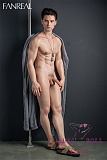 FANREAL 173cm  Henryヘッド  一体式ペニス 筋肉タイプ 35kg リアルメイク付き フルシリコン製ラブドール 掲載画像は硬めシリコンヘッド