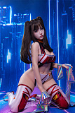 フルシリコン製ラブドール Sino Doll 実践向け 戦闘機 163cm Eカップ S50 凛紫 Linzi ヘッド 掲載画像はリアルメイク付き 顔は蝋人形メイク付き