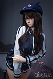【S-TPE製ボディ+シリコンヘッド】蛍火日記 158cm Eカップ 琉璃（Liuli）ヘッド シリコン頭部+TPEボディ JK衣装選択可能 リアルラブドール 身体リアルメイク付き 水着