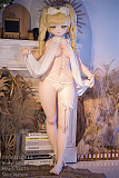 アニメドール ソフトビニール製ヘッド+TPE製ボディ WM Dolls 140cm Bカップ Y011ヘッド 金髪