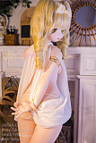 アニメドール ソフトビニール製ヘッド+TPE製ボディ WM Dolls 140cm Bカップ Y011ヘッド 金髪